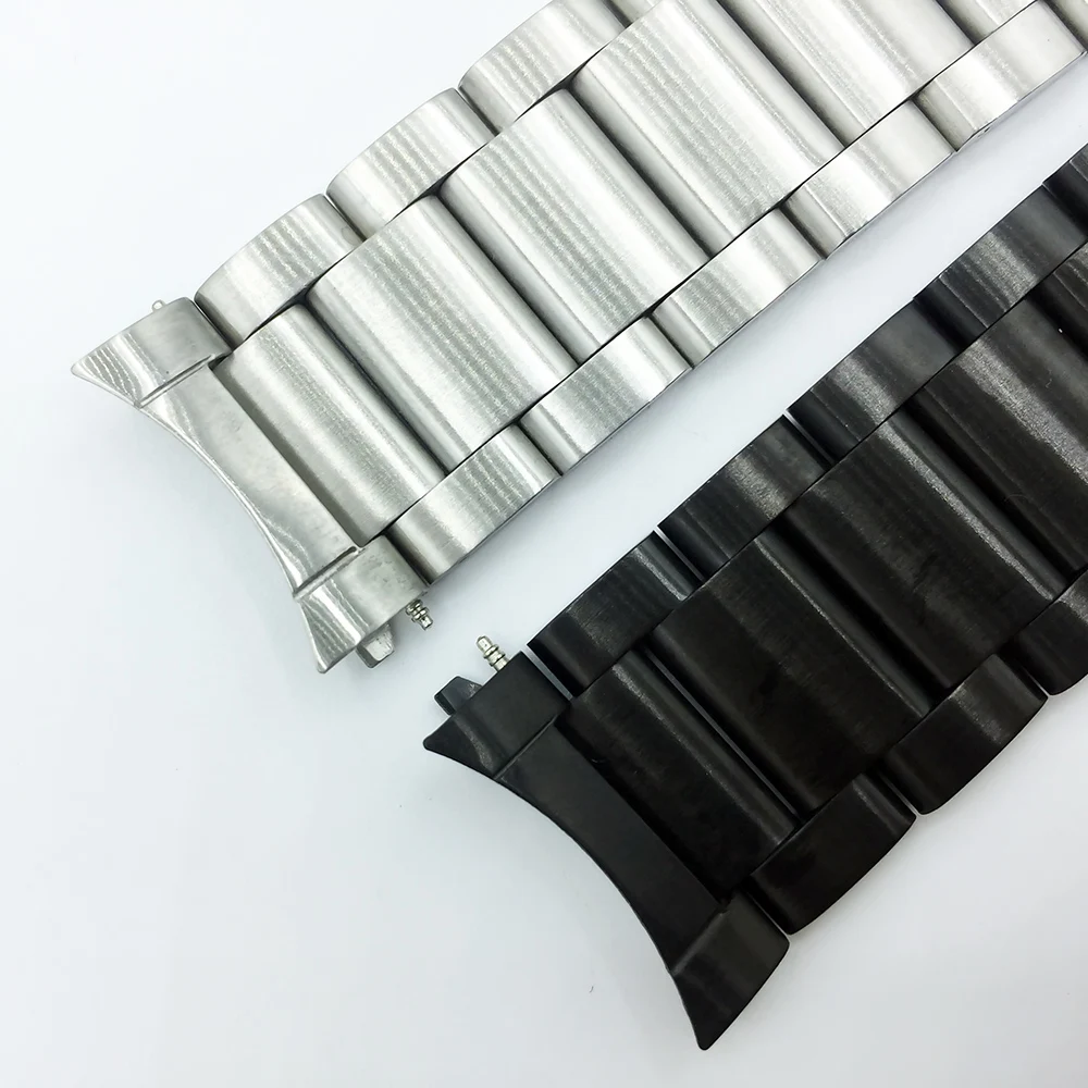 Нержавеющая сталь ремешок для наручных часов 22 мм для samsung Шестерни S3 классические часы пограничника ремень наручный браслет черный