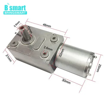 

Wholesale 6v 12v 24v JGY-370 Worm Gear Motor 6V Electric Motor 12V Dc Motor Reversed D Shaft 24V Motor For Common Use Bringsmart