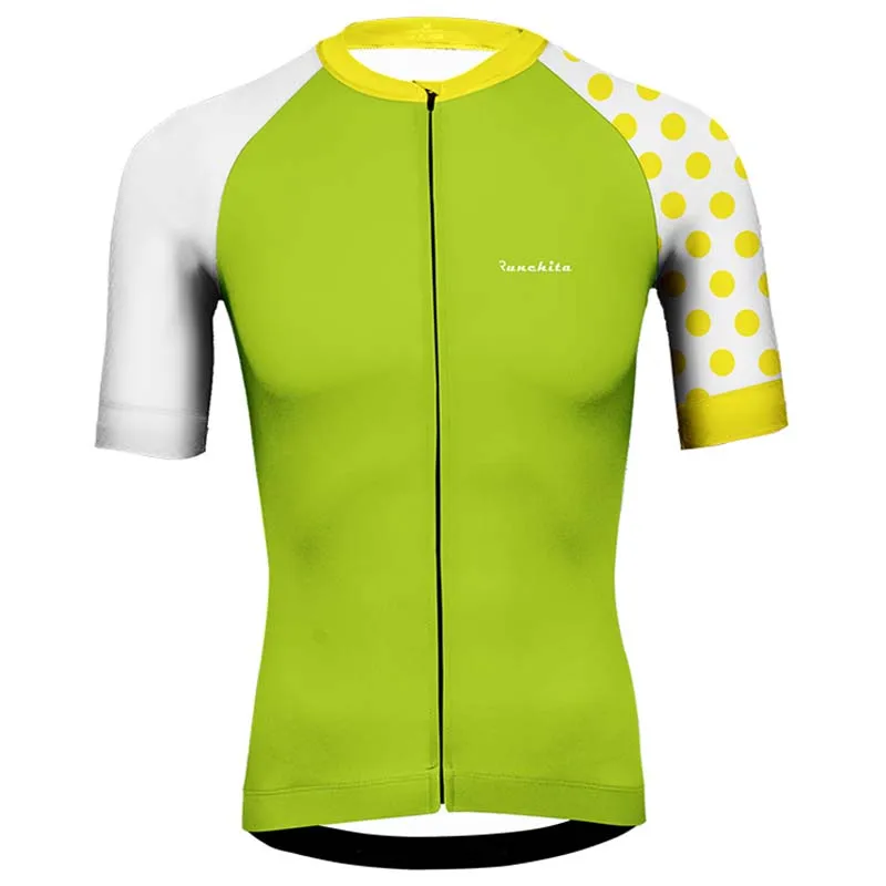 Майо Велоспорт Джерси Runchita Высокое качество дышащий анти-пот mtb Джерси с коротким рукавом велосипед tenue cycliste homme - Цвет: Jersey    05