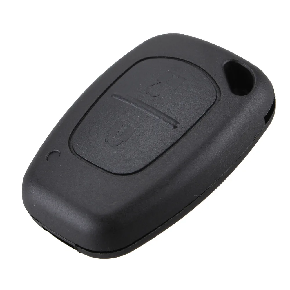 

2 Button Remote Key Case Shell Fob Cover For Renault Traffic Master Vivaro Movano Kangoo No Blade
