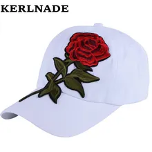 Новая модная роскошная женская бейсбольная кепка для девочек с розовым цветочным дизайном в стиле хип-хоп, Кепка с защелкой, белая, красная, весенне-летняя, Осенняя шапка