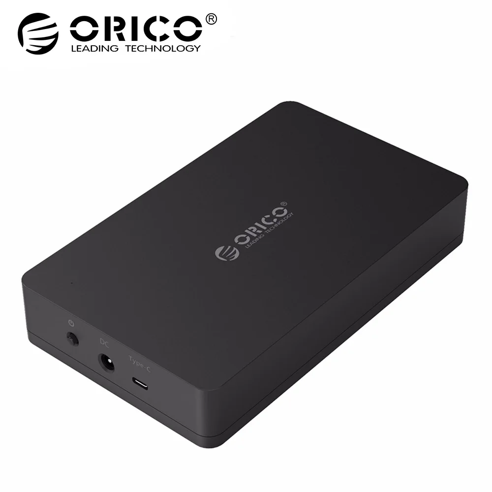 

ORICO 3.5 inch Type-C HDD Enclosure SATA External USB3.1 Hard Drive Enclosure For 3.5" SATA HDD and SSD
