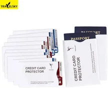 10+ 2 шт. кредитной карты и паспорта идентичность RFID Блокировка рукавом Номинальная Противоугонные устройства чехол защищает Радио Частота ID кражи