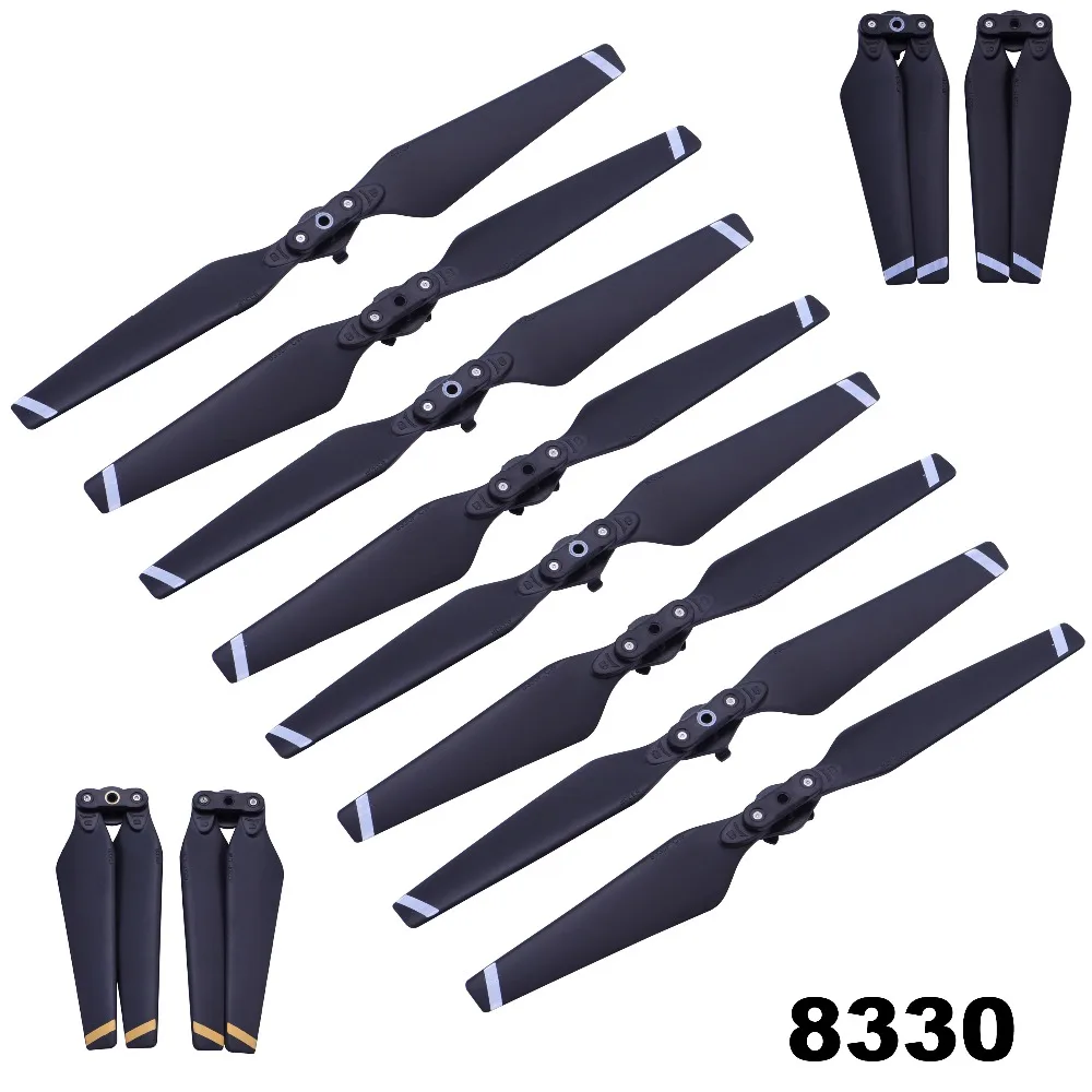 8pcs 8330 Propellers for DJI Mavic Pro font b Drone b font Folding Quick Release Props