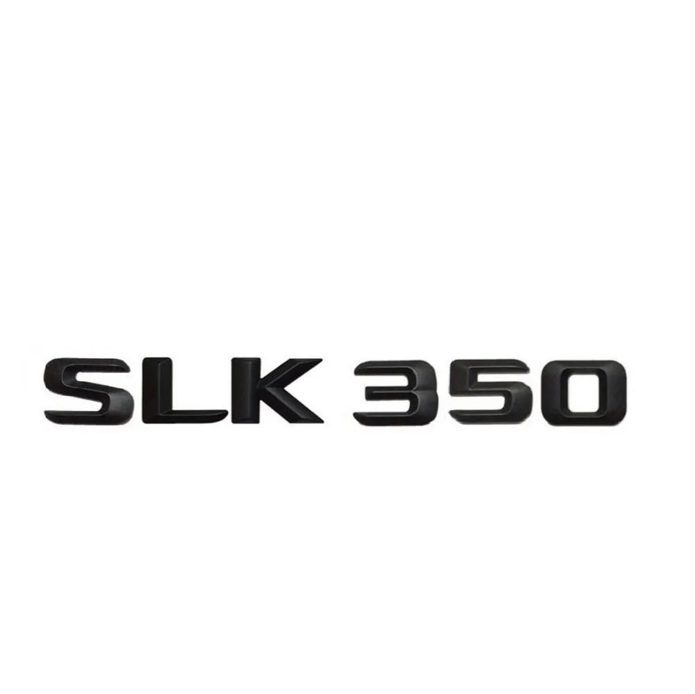

Matt Black " SLK 350 " Car Trunk Rear Letters Word Badge Emblem Letter Decal Sticker for Mercedes Benz SLK350