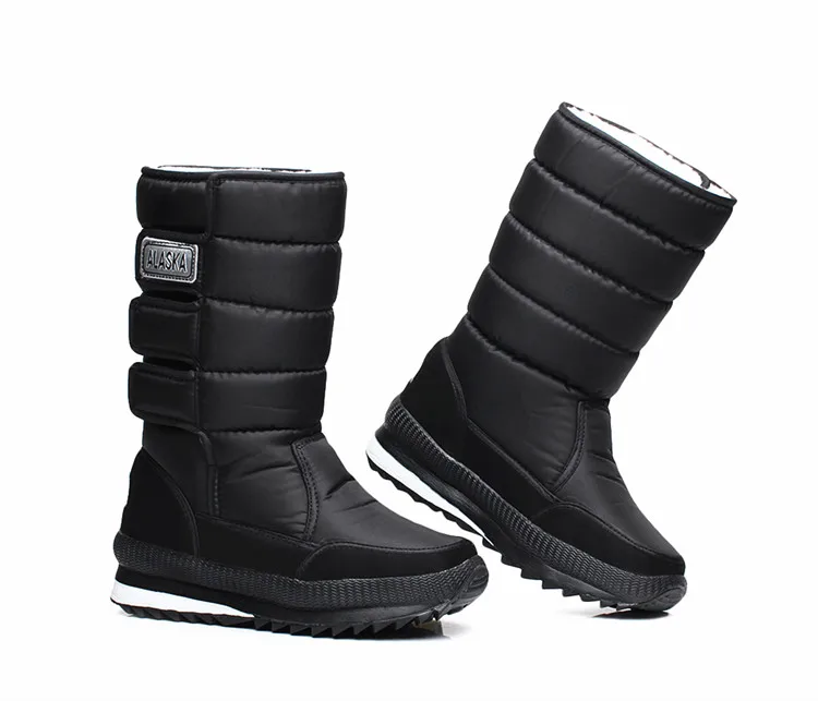 Новые мужские Нескользящие водонепроницаемые лыжные Ботинки Зимняя обувь уличные теплые длинные камуфляжные мужские зимние ботинки большого размера