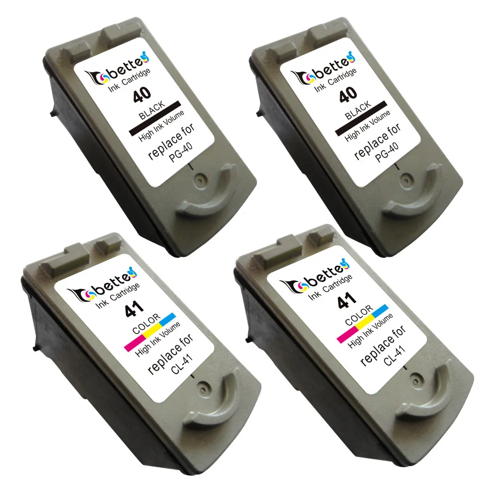 4pk pg40 CL41 Картриджи с чернилами для Canon PG-40 cl-41 PIXMA mp460 mp470 mx300 MX310 jx200 jx210p jx500 jx510p факс |