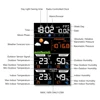 Weather Station Indoor Outdoor Digital Alarm Wall Clock Temperature Humidity Pressure Wind Weather Forecast LCD Alarm Clock ► Photo 3/6