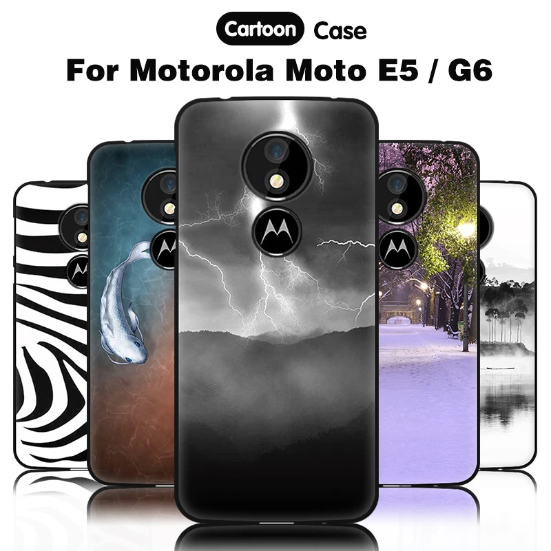 EiiMoo Phone Case For Motorola Moto G6 Cover Plus Silicone Soft TPU Coque | Мобильные телефоны и аксессуары