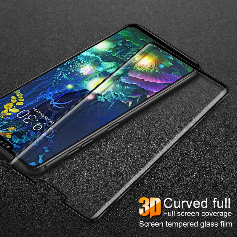 

IMAK 3D Curved Screen for LG V50 ThinQ 5G Tempered Glass LG V50 Screen Protector Scratch Proof for LG V50 ThinQ Glass V50ThinQ