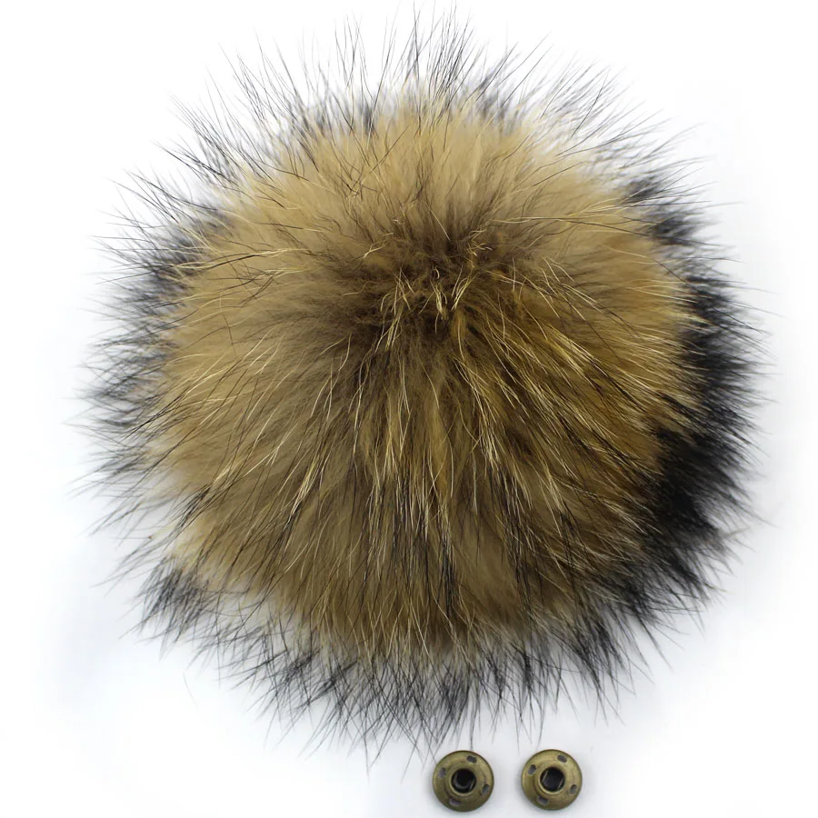 Помпоны из натурального меха енота для сумок 5 шт./лот 12 13 14 15 см|raccoon fur pompom|fur pompomfur