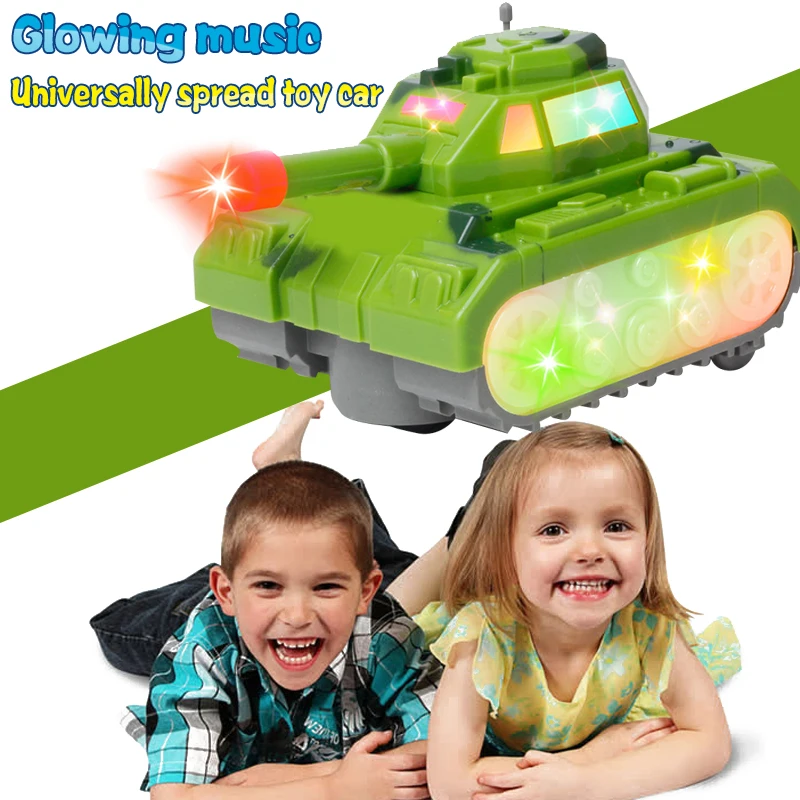 LED Luminousv toy Electric Fun Glowing toys Entertainment Plastic Tank Novedad juguetes luminosos | Игрушки и хобби