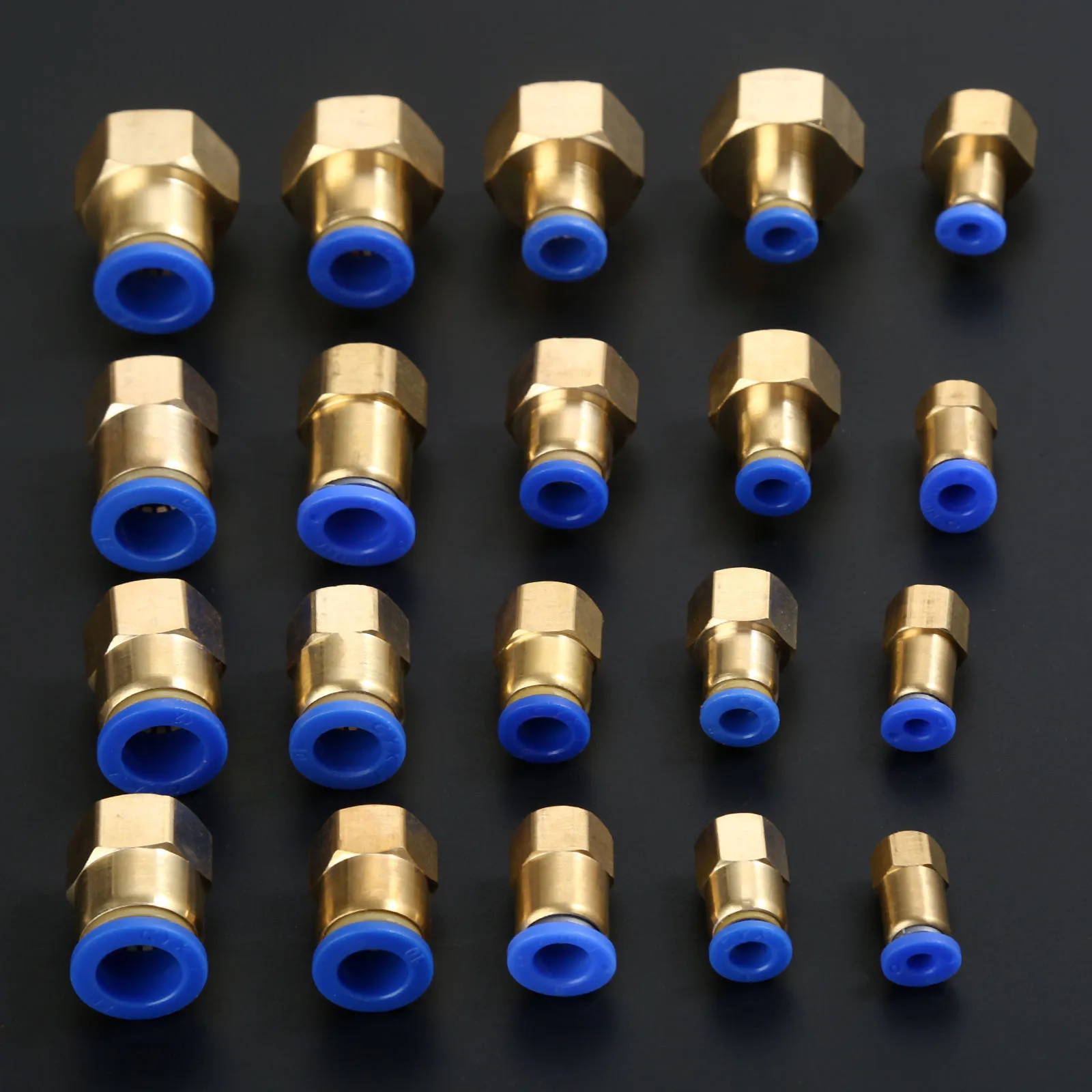 M5'' 1/8 'Ƈ/4'' 3/8 'Ƈ/2'' внутренняя резьба OD 4 6 8 10 12 мм Пневматический