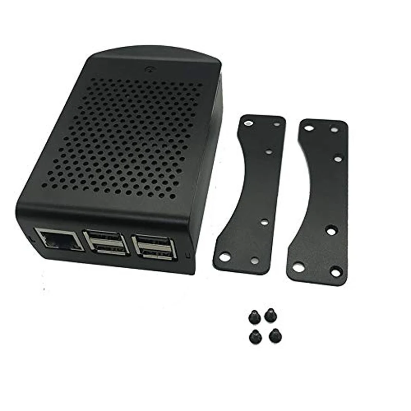 Dla Raspberry Pi 3 Model B + aluminiowa obudowa metalowa obudowa srebrno-zielona czarna obudowa RPI 3 Box kompatybilny z Raspberry Pi 3 ModelB
