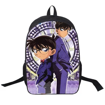 

Japanese Anime DETECTIVE CONAN Cartoon School Backpack Backpack For Boys Girls Satchel Shoulderbag student Bagpack 11 style