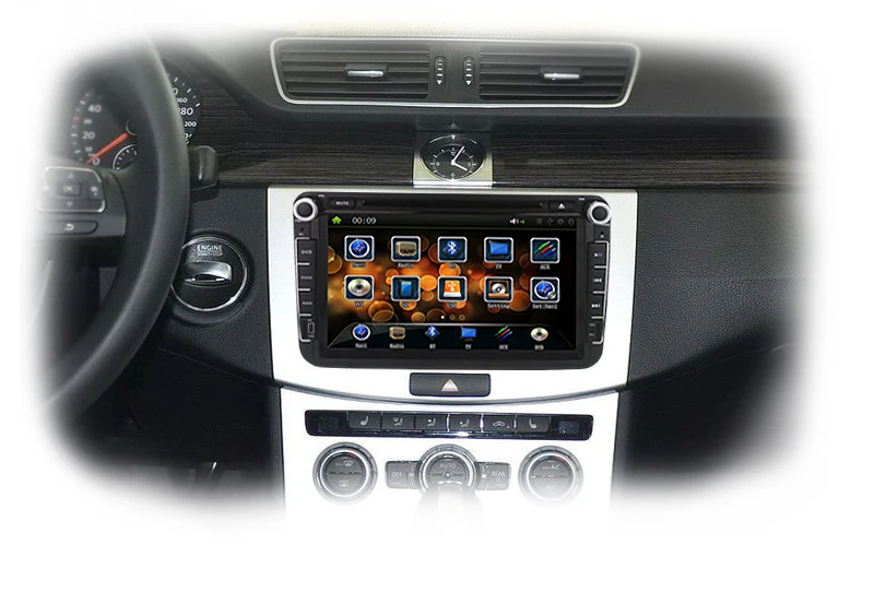 Joyous J-8613MX 8 2 Din для VW Volkswagen Golf Passat Jetta Tiguan &quotавтомобиль DVD GPS Navi Радио Управление