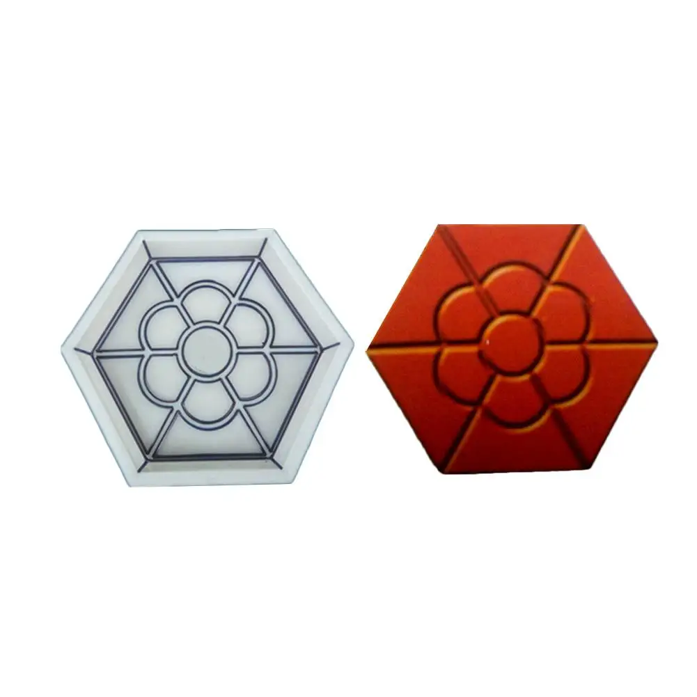 

DIY Garden Paving Mold Plum Flower Hexagonal Municipal Plastic Mold Garden Path Concrete Slope Protection Paving Brick Mold 20E
