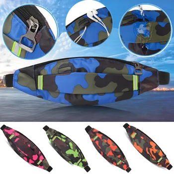 

Unisex Running Waist Bag, Sport Waist Pack Waterproof Mobile Phone Holder Gym Fitness Running Belt Bag Sport Accessories 6J20