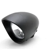 Freeshipping schwarz 6 3/4 “motorrad chrom kugel scheinwerfer für harley chopper touring honda kawasaki suzuki yamaha custom