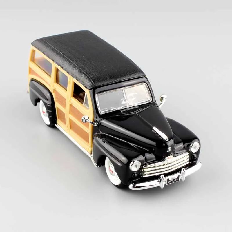 Детская 1/43 весы Road Signature 1948 Ford Woody woodie Литой Транспортных средств Реплика Винтаж Авто универсал игрушечные модели автомобилей