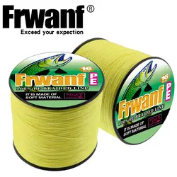 Frwanf 500 м 16 кос Multifilament лески для зимней рыбалки рыболовства нить 20 30 40 50 60 70 80 100 130 150 200 250 300LB