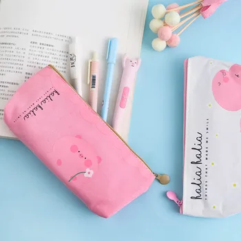 

1Pcs Kawaii Pencil Case Cute pig Gift Estuches School Pencil Box Pencilcase Pencil Bag School Supplies Stationery