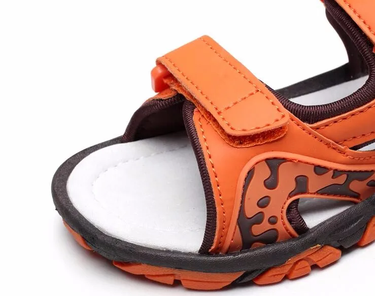 Wallvell экспортируется в Россию детские сандалии обувь из свиной кожи внутри мальчиков мягкие и удобные сандалии