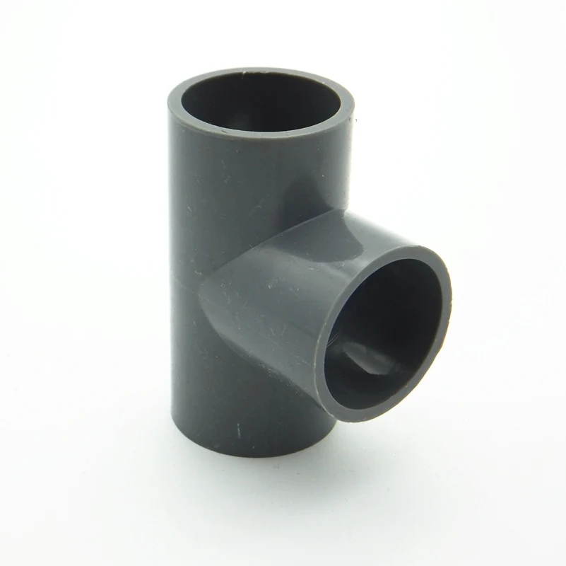 

25mm ID Equal Tee PVC Tube Joint Pipe Fitting Adapter Water Connector For Garden Irrigation System DIY