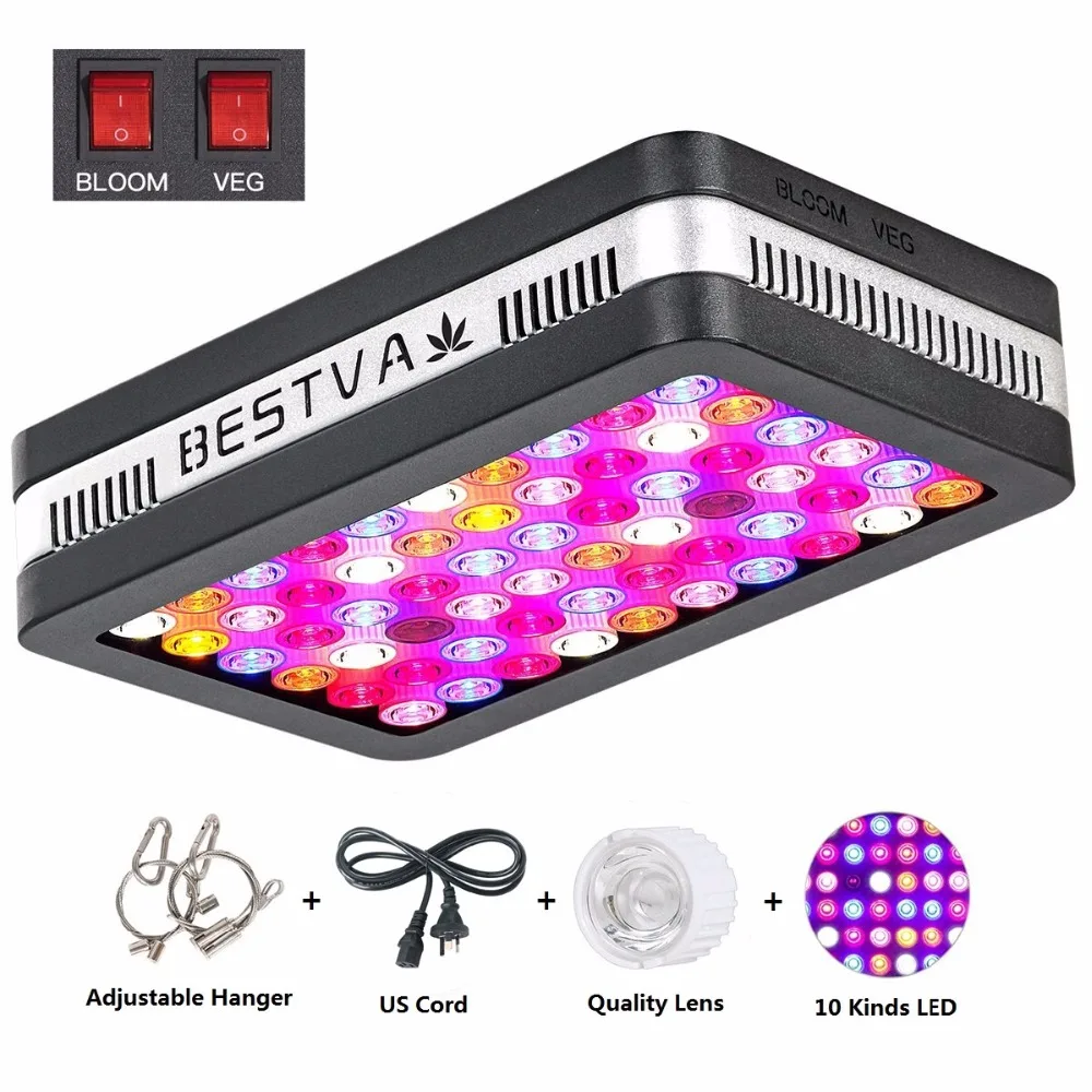 

Elite 600W LED Grow Light Full Spectrum fitolampy for Greenhouse Hydroponic Indoor Plants Veg and Bloom replace 400W HPS