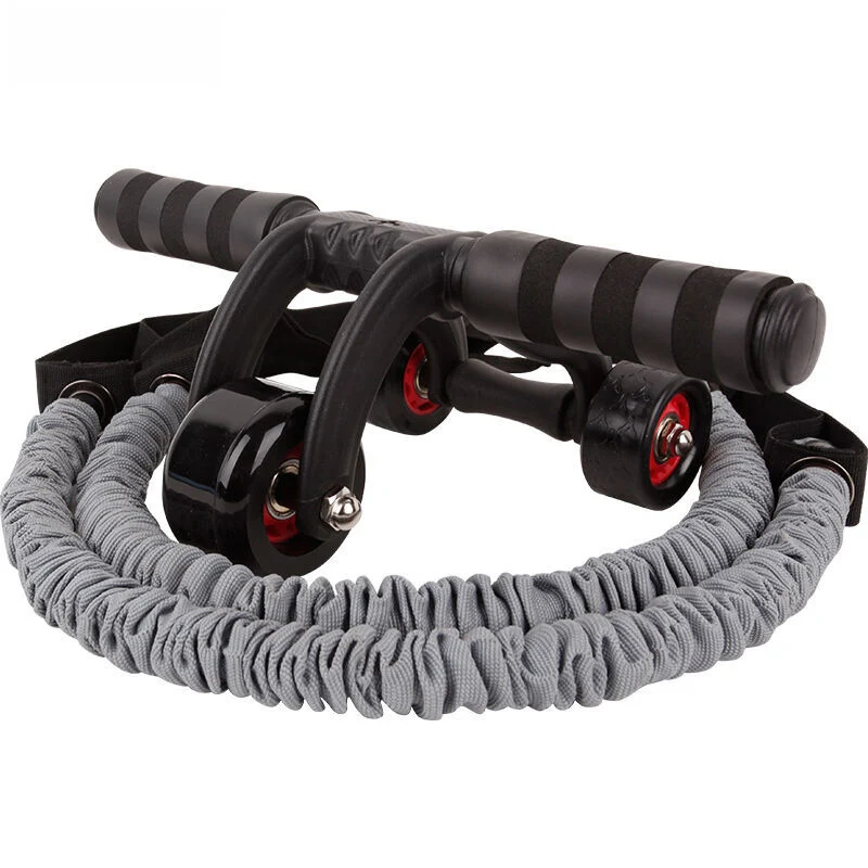 

No-Noise Power Abdominal Roller Coaster Sports Body Home Gym Exercise Sturdy Muscle Trainer Wheel Workout Fitness Crossfit
