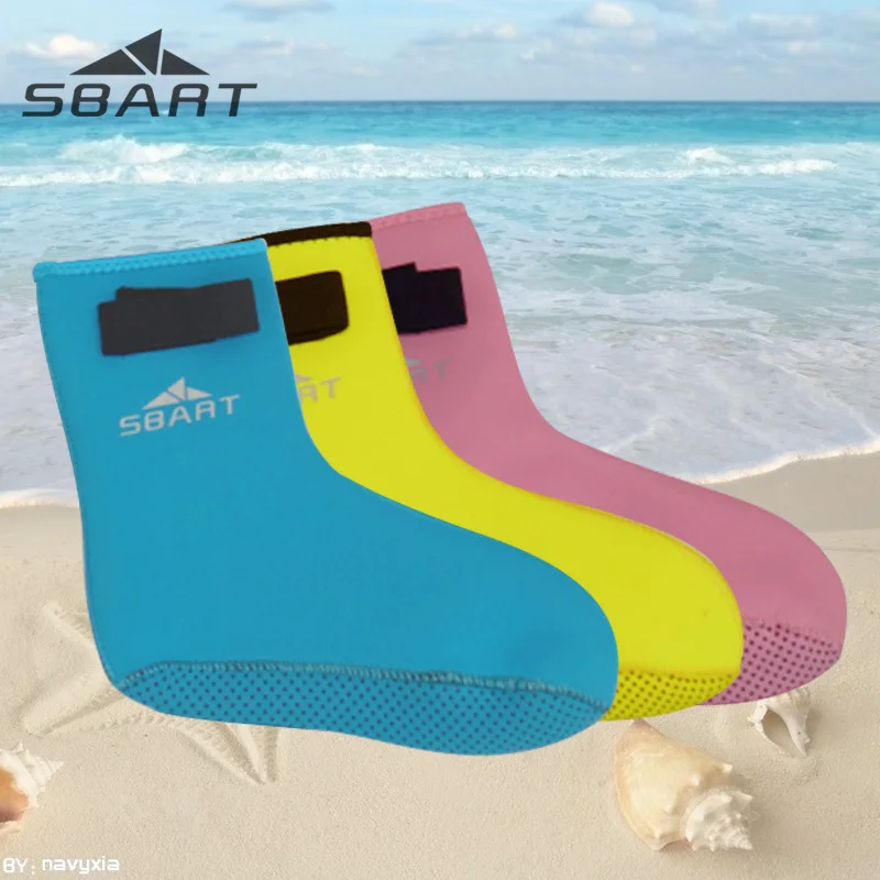 Профессиональный силиконовые теплый ребенок водные виды спорта плавание носки синий / розовый прекрасный акульих плавников воды носки малыш нога защитить пляж безопасности носки