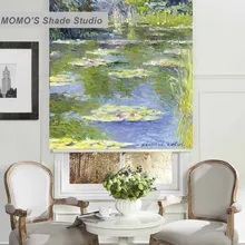 MOMO рулонные шторы затемненные дизайнерские оконные шторы покраска занавески рулонные шторы Тепловая ткань нестандартного размера, PRB set532-537