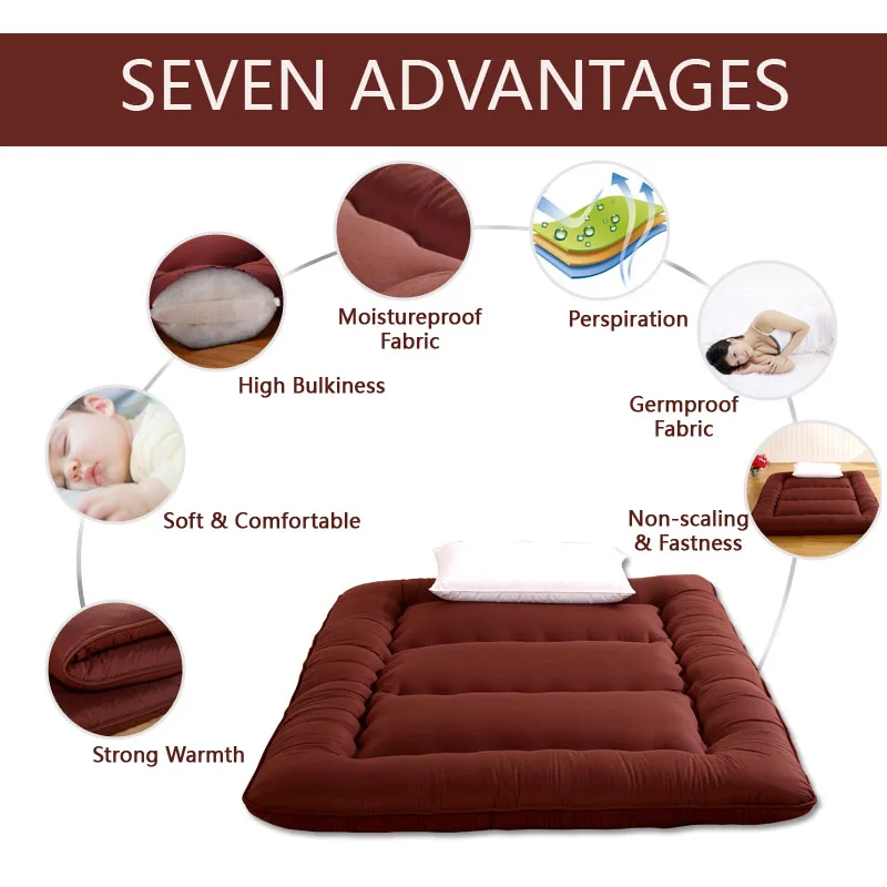 Slow Forest Queen Mattress Thickened Bed Mat Carpet Economy 1.8M Doubt Folding Mats Lazy Cushile Floor Sleeping Maon Sheet Slow Forest Queen Mattress Thickened Bed Mat Carpet Economy 1.8M Doubt Folding Mats Lazy Cushile Floor Sleeping Maon Sheet