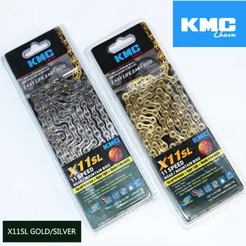 

Original Kmc X11SL 11 speed road gold chain Bicycle Hollow Chain Cycling Bicycle Bike Parts MTB Mountain Bike Chain