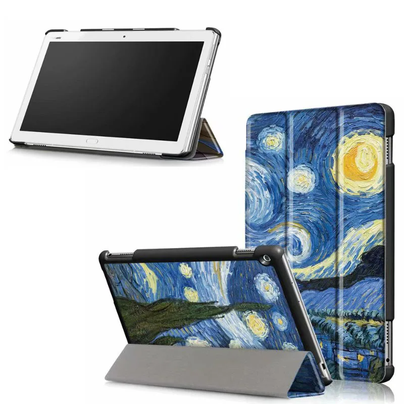 

Leather Case For Media Pad M3 Lite 10 Ultra Thin Slim Smart Cover Case For Huawei Mediapad M3 Lite 10.1 BAH-W09 BAH-AL00