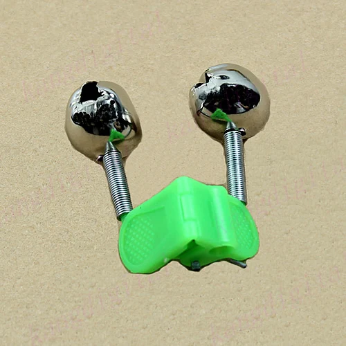 

5PCS Outdoor Twin Rod Bells Ring Fishing Bait Lure Accessory alarm product