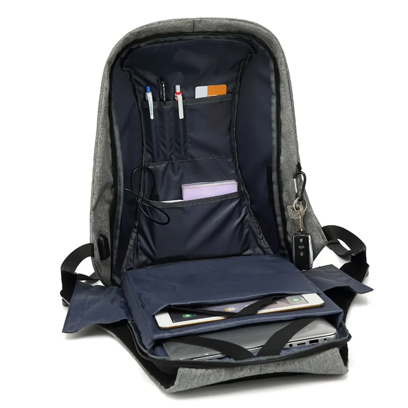BAIBU las mujeres, Mochila mujer viajes impermeable Mochila Anti-robo de carga USB dama hombres para 15,6 pulgadas del Ordenador Portátil Bolsa De BAIBU las mujeres, Mochila mujer viajes impermeable Mochila Anti-robo de carga USB dama hombres para 15,6 pulgadas del Ordenador Portátil Bolsa De