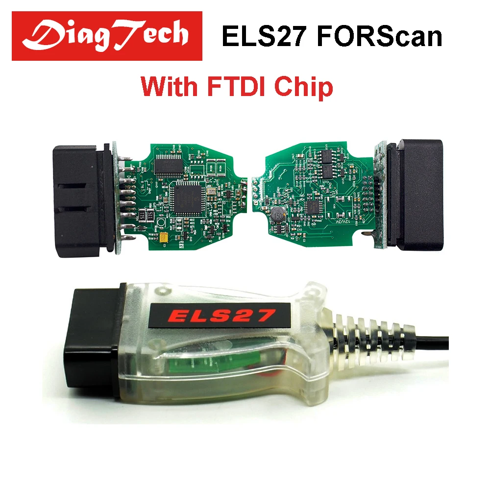 

Latest Version ELS27 FORScan PIC24HJ128GP+FTDI Chip Scanner for Ford/Mazda/Lincoln/Mercury OBD2 Code Reader Diagnostic Cable