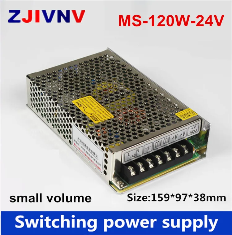 

120W 24V 5A Mini size LED Switching Power Supply Transformer 220V AC to DC 24V output power supply input 110/220v