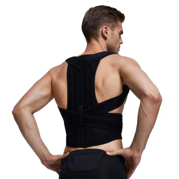 Orthopedic Posture Corset Back Brace Support Back Support Belt Men Back Straightener Round Shoulder Men's Posture Corrector