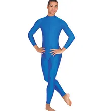 Speerise, унисекс, для взрослых, с воротником-стойкой, с длинным рукавом, для мужчин, спандекс, лайкра, комбинезон, боди, полная длина, гимнастика, Одежда для танцев