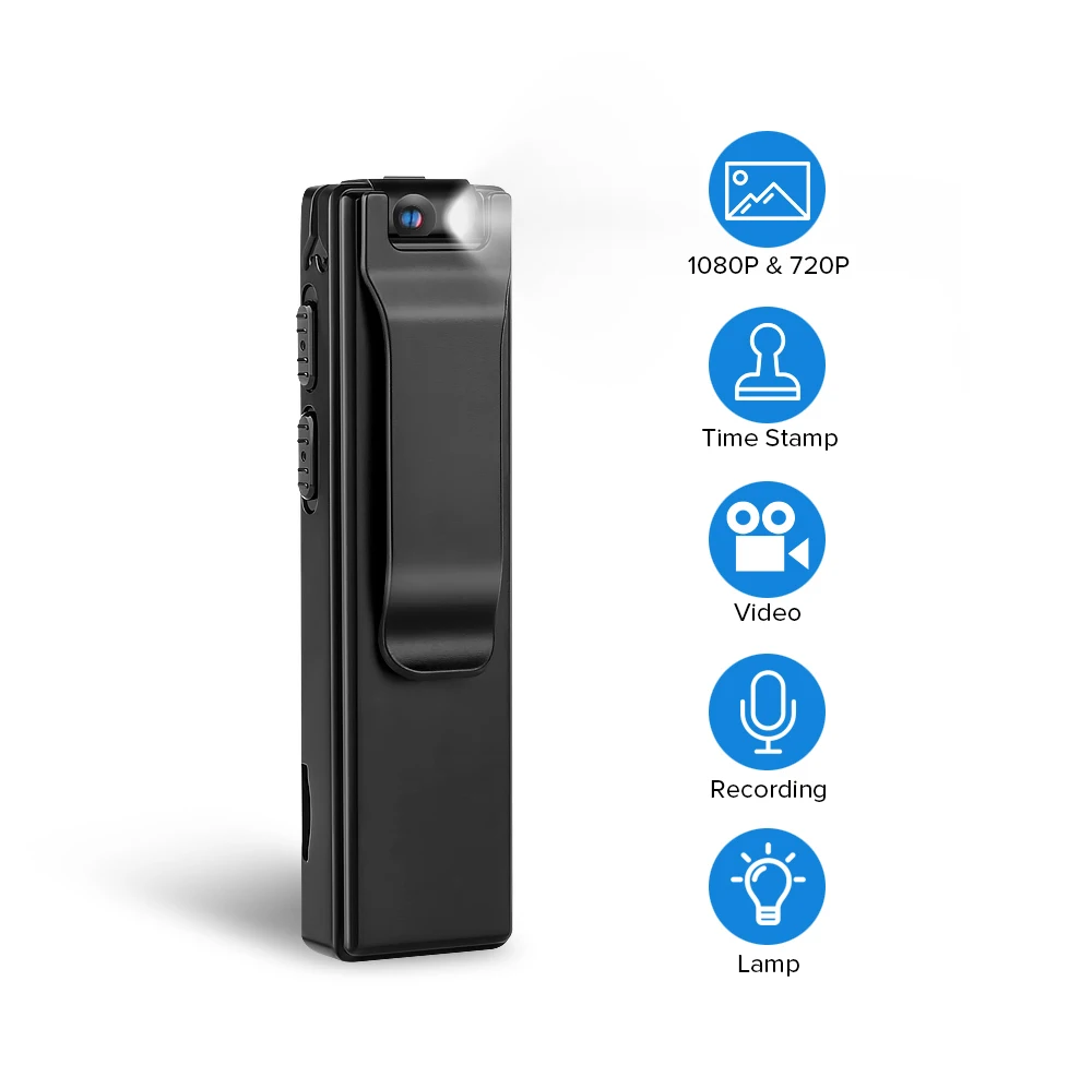 

Boblov A3 32GB HD Mini Camcorder 1080P Pen Camera Recorder Rotating Design Digital Cam Pocket Body Camera