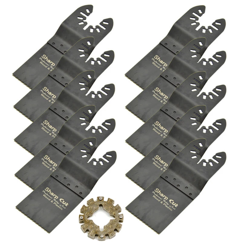 10pcs 34mm (1 1/3") Multimaster craftsman oscillating multi tool saw