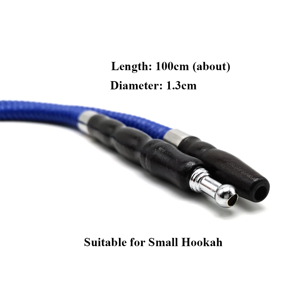 LOMINT 1m Small Size Leather Hookah Hose Wooden shisha Mouth Tips Narguile Nargile Accessories LM-539 black green blue red
