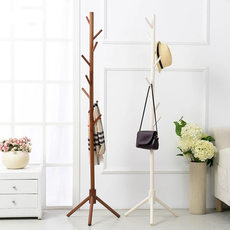 Buy Wood Coat Rack 40X40X176CM Floor coat Hanger