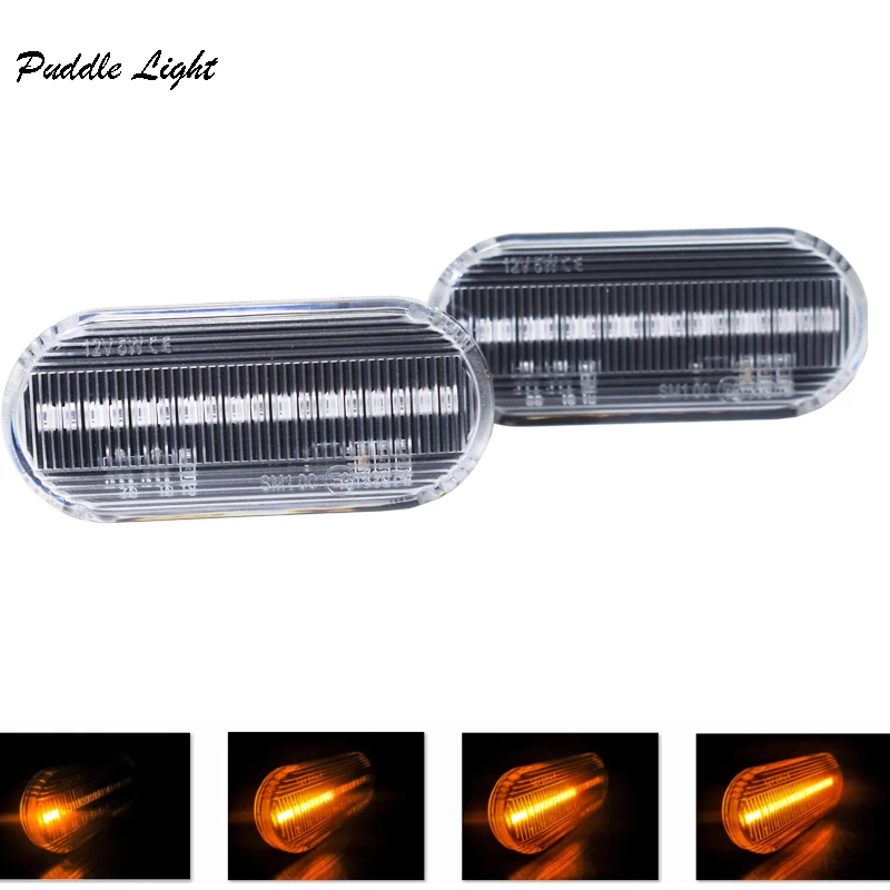 

2pcs Dynamic LED Side Marker Light Indicator Turn Signal Lamp For SEAT Ibiza 6L Cordoba Toledo 1M Leon 1M for Skoda Octavia 1U