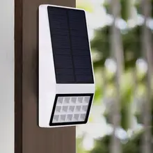 Солнечный свет 15 светодиодный датчик движения огни беспроводной Открытый водонепроницаемый сад Патио двор Стены Путь забор шаг палубная лампа