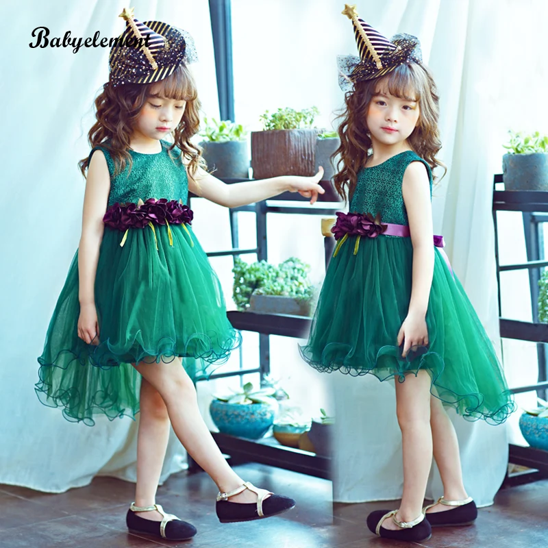 

Girls dress princess dress 2019 new summer swingtail performance children's wear Chinese dress