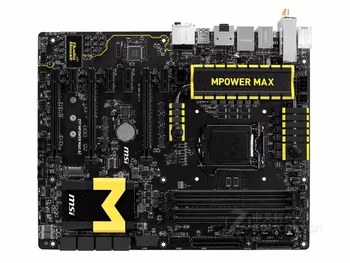 

MSI Z97 MPOWER MAX original motherboard Z97 LGA 1150 DDR3 Socket LGA 1150 i3 i5 i7 DDR3 16G SATA3 USB3.0 free shipping