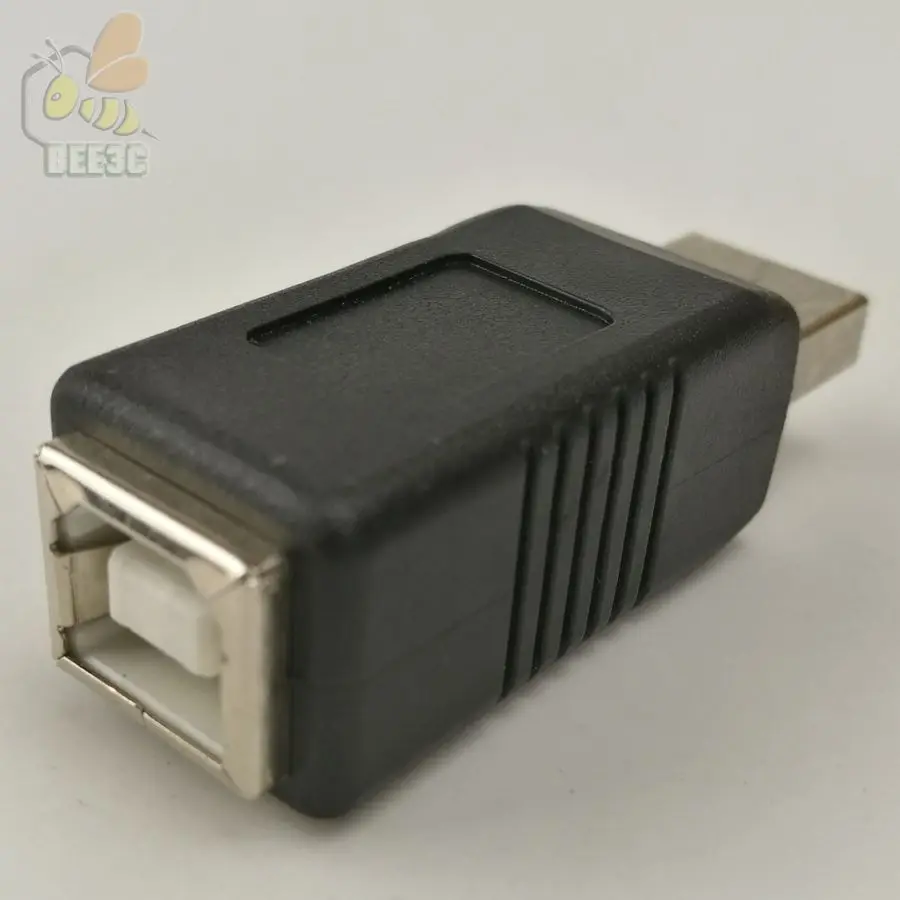 USB type B 2,0 Женский к USB type A Женский Тип B Мужской к женскому черный адаптер для печати 4 типа на выбор 100 шт